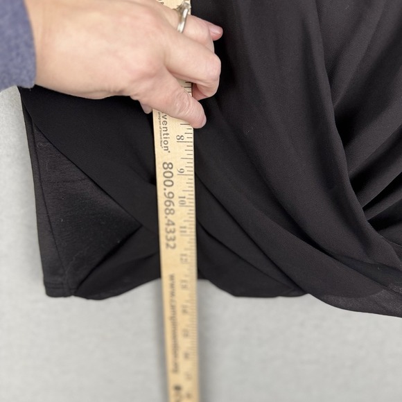 Vtg Charlotte Russe Top Womens L Y2K Sleeveless V Neck Glam Preppy Feminine - Picture 5 of 7